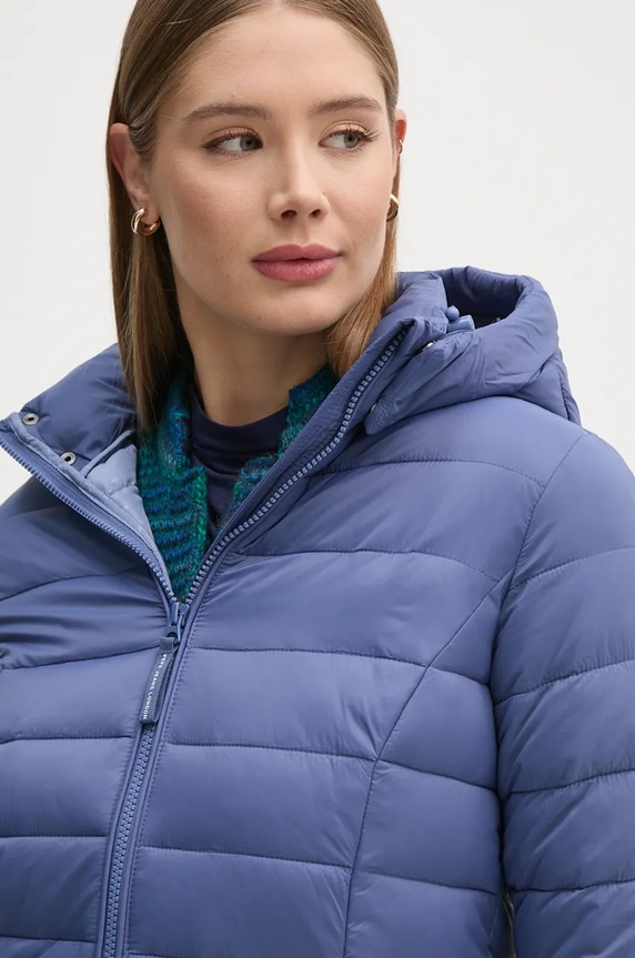 Pepe Jeans rövid kabát AMMY LONG kék PL402442