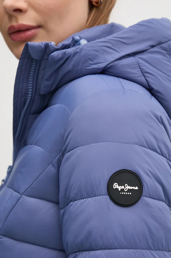 Pepe Jeans rövid kabát AMMY LONG PL402442 kék