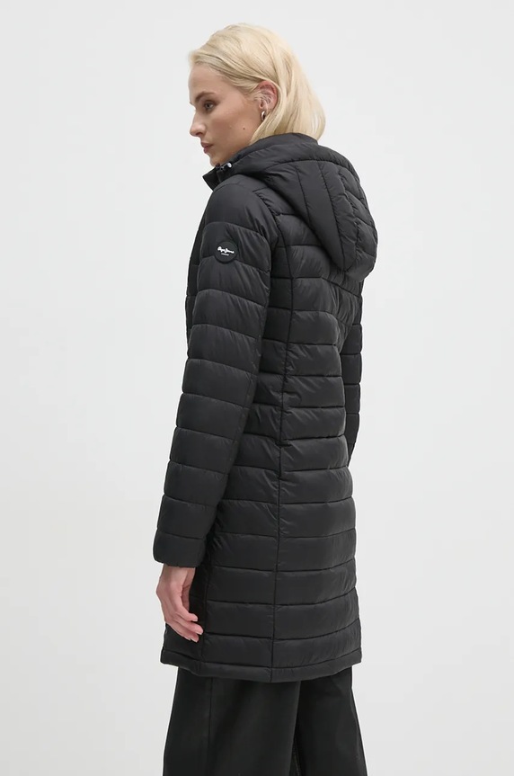 Ρούχα Μπουφάν Pepe Jeans AMMY LONG PL402442 μαύρο