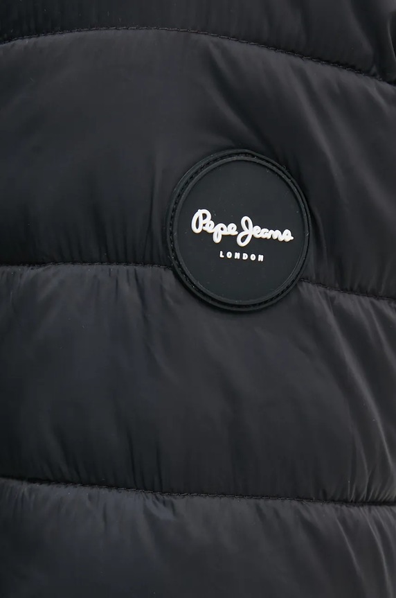 Μπουφάν Pepe Jeans AMMY LONG μαύρο PL402442
