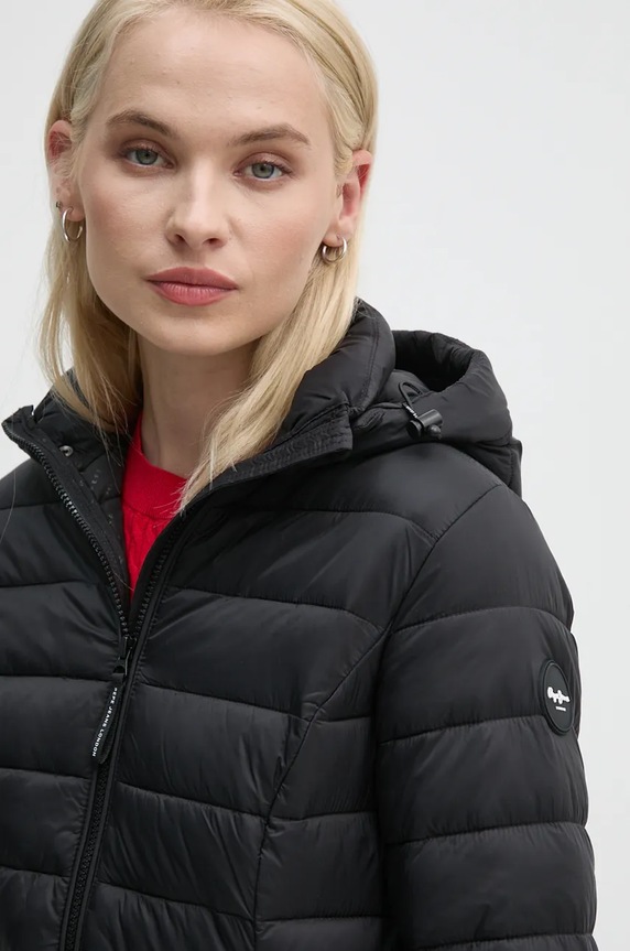Μπουφάν Pepe Jeans AMMY LONG PL402442 μαύρο