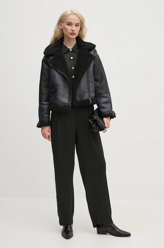 Bunda Pepe Jeans BROOKLYN PL402452 námořnická modř AW24