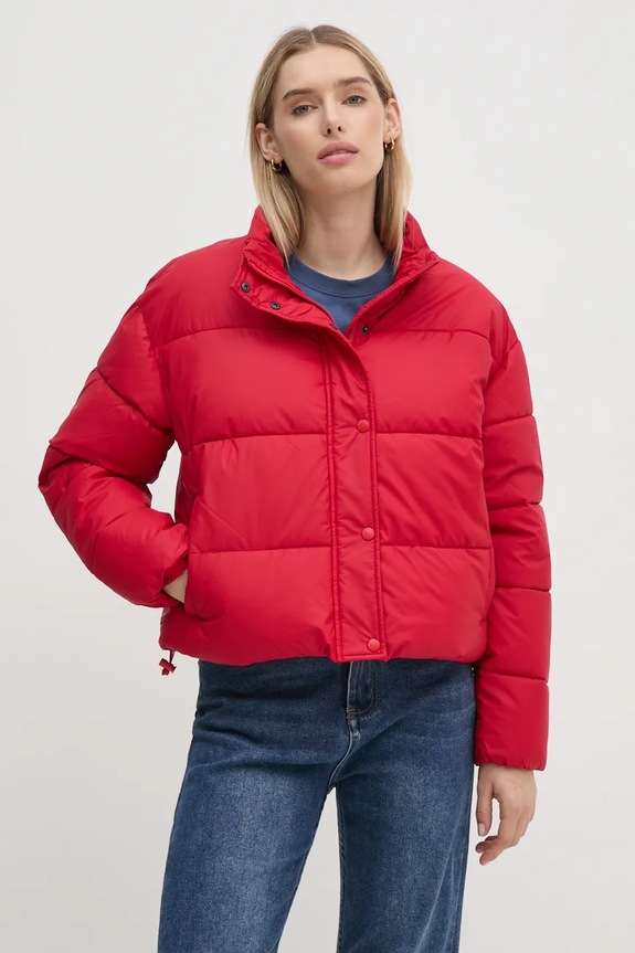Pepe Jeans geaca CARLEY cu captuseala rosu PL402453