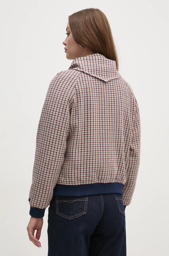 Ruházat Pepe Jeans gyapjú keverék dzseki BRIDGET PL402466 bézs