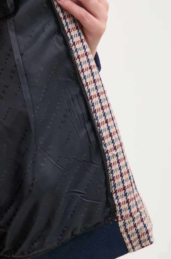 Pepe Jeans gyapjú keverék dzseki BRIDGET PL402466