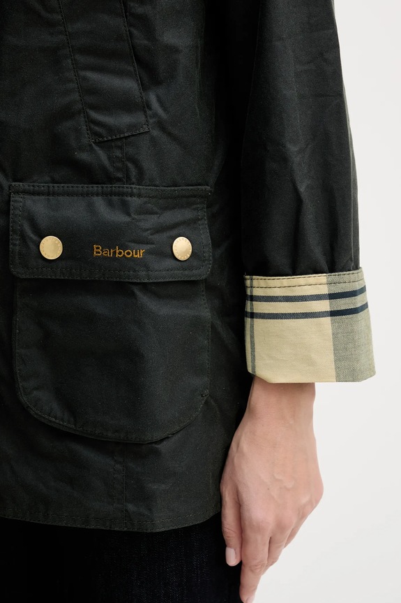Barbour geaca Modern Beadnell Wax LWX1402 verde