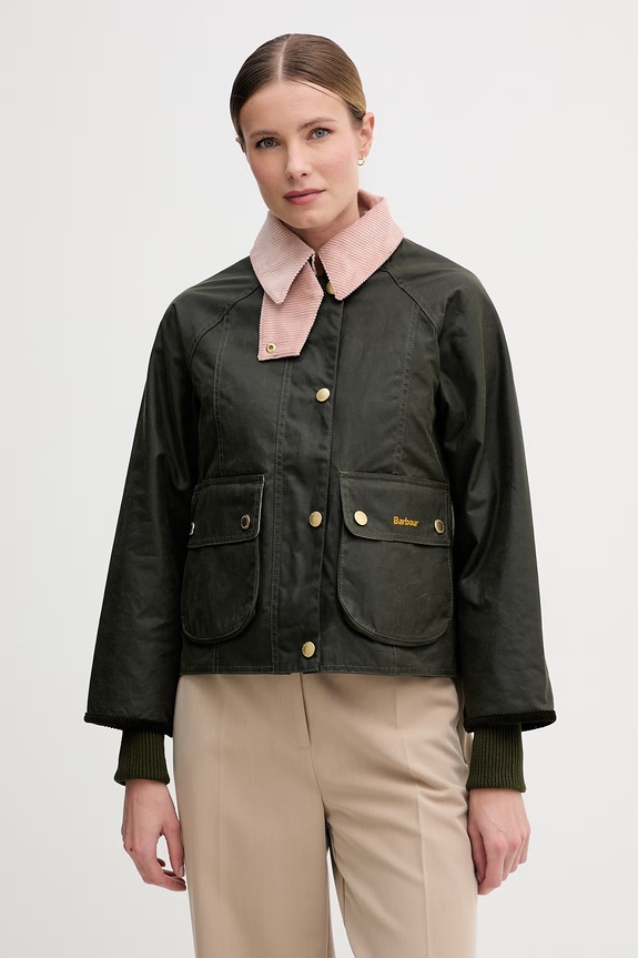 Barbour BEADNELL kurtka damska bawełniana zielony LWX1403