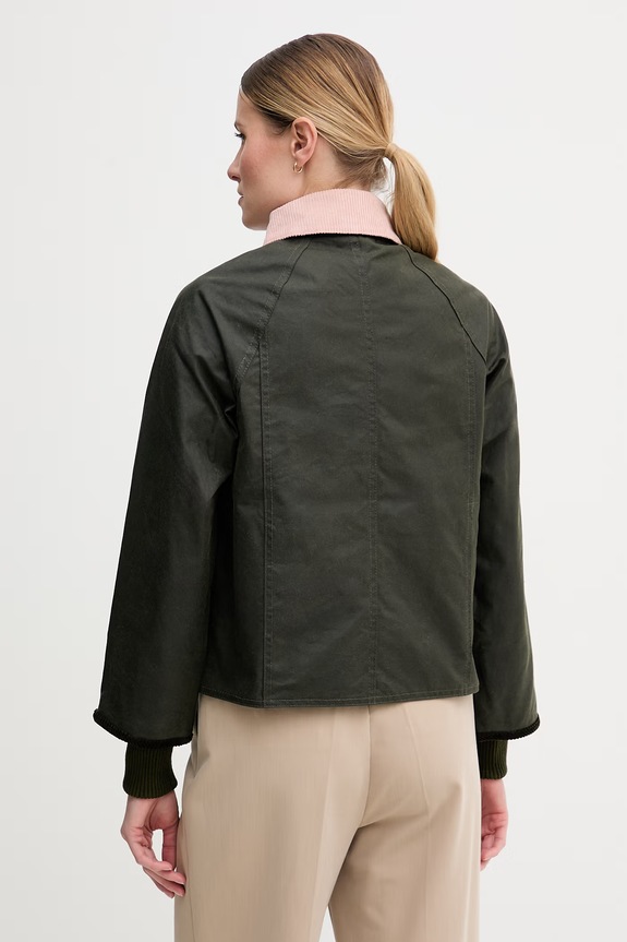 Odzież Barbour BEADNELL kurtka damska bawełniana LWX1403 zielony