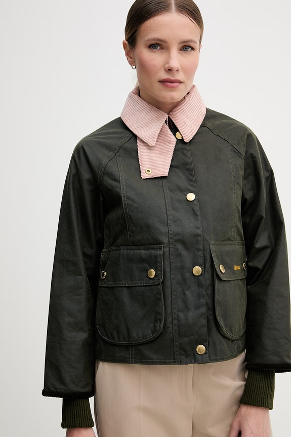 Barbour BEADNELL kurtka damska bawełniana zielony LWX1403