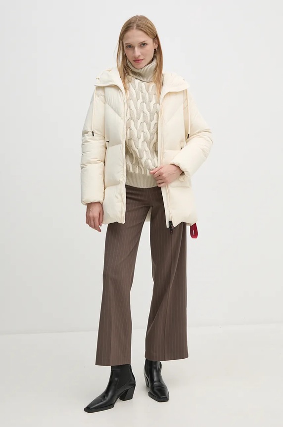 Пухено яке After Label VIENNAN7864.1 бежов AW24