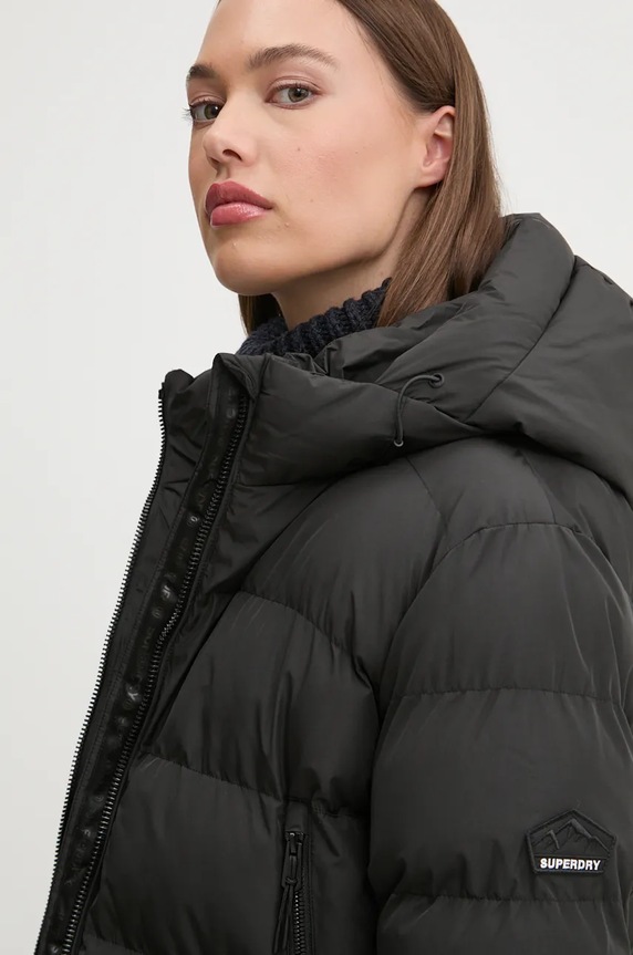 Jakna Superdry crna W5011721A.02A