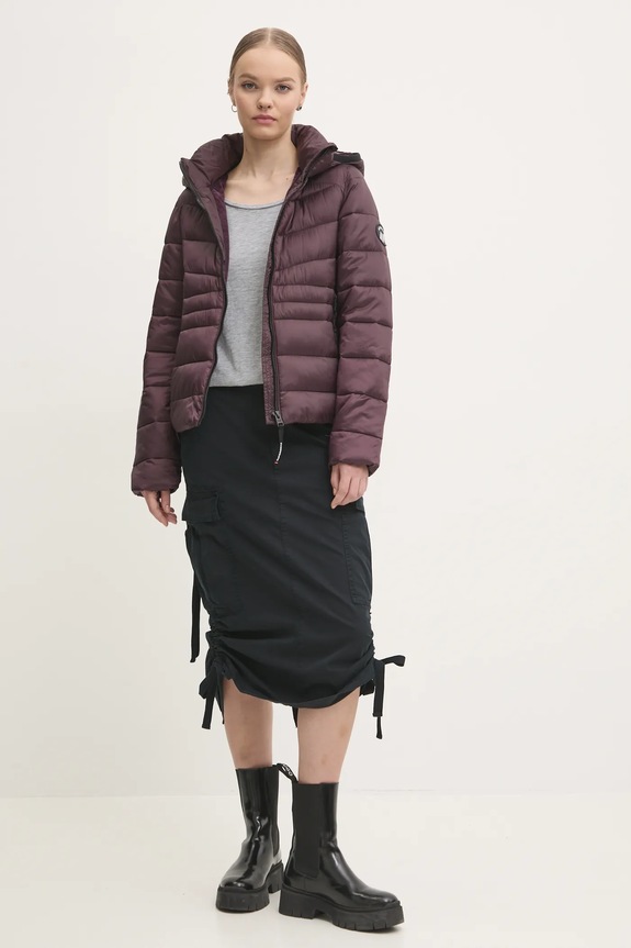 Bunda Superdry W5011724A.C4J fialová AW24