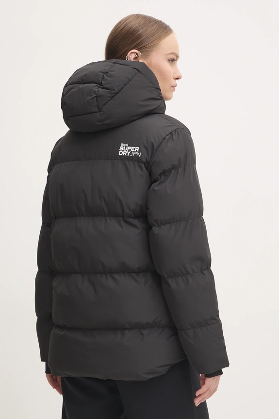 Ruházat Superdry rövid kabát W5011728A.02A fekete