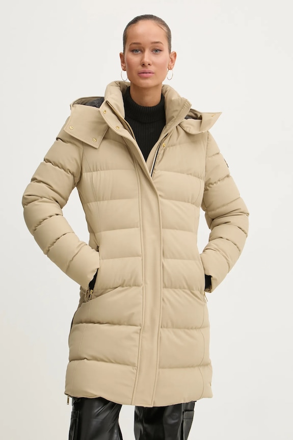 Péřová bunda MOOSE KNUCKLES béžová M34LP228GS