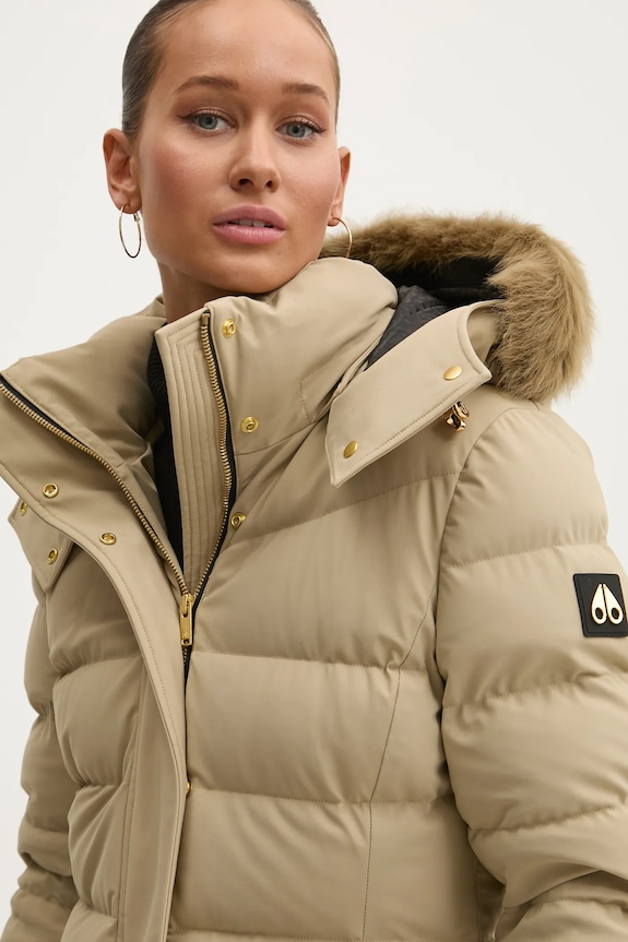 Péřová bunda MOOSE KNUCKLES M34LP228GS béžová