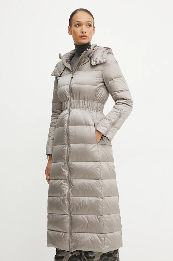 Twinset piumino foderato grigio 242TT2380