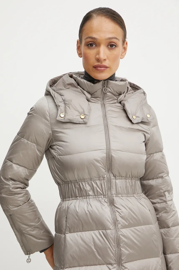 Twinset piumino grigio 242TT2380