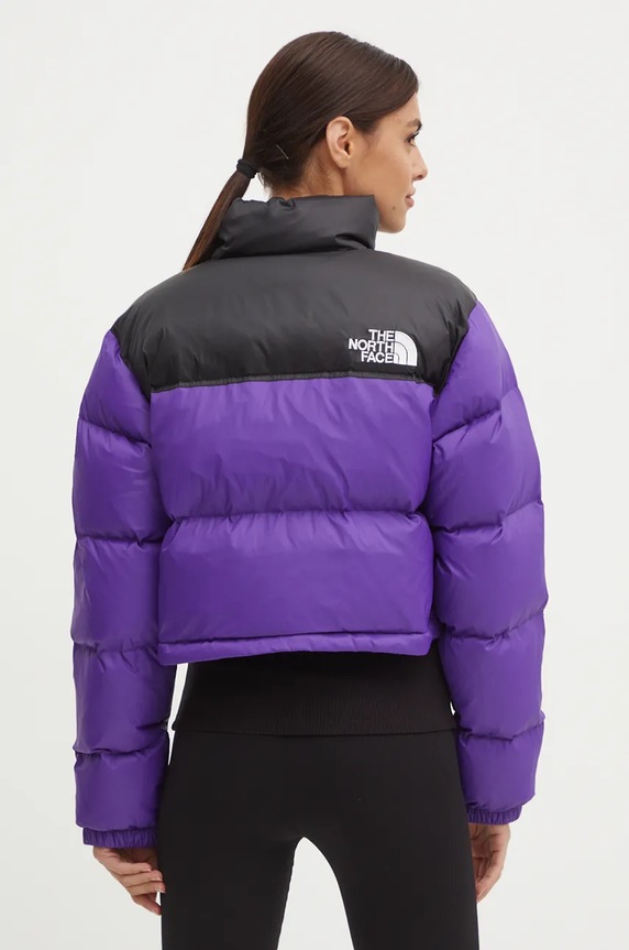Ρούχα Μπουφάν με επένδυση από πούπουλα The North Face Nuptse Short Jacket NF0A5GGES961 μωβ