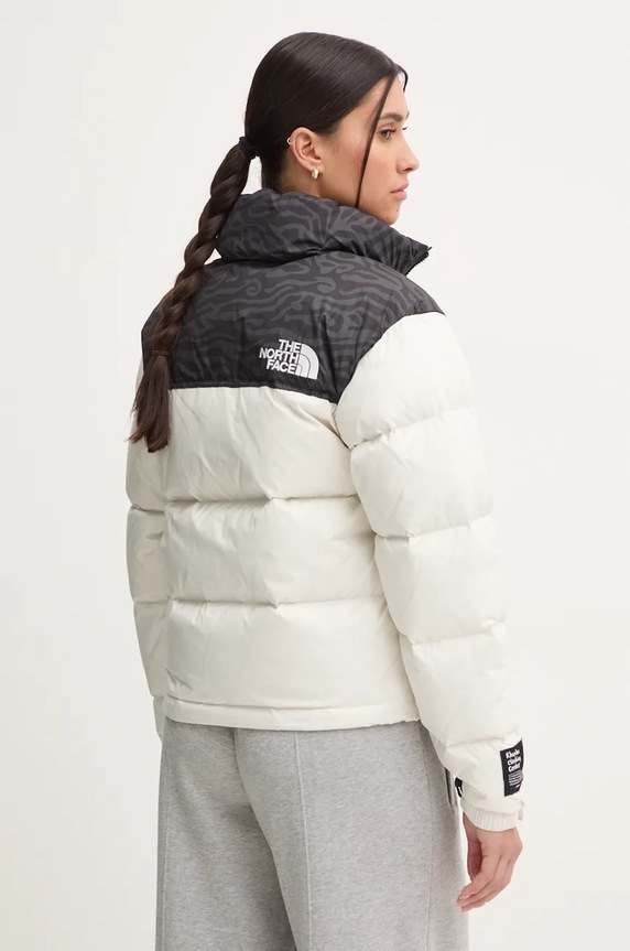Ρούχα Μπουφάν με επένδυση από πούπουλα The North Face 1996 Retro Nuptse NF0A3XEO5IX1 λευκό