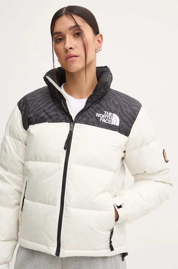 Μπουφάν με επένδυση από πούπουλα The North Face 1996 Retro Nuptse λευκό NF0A3XEO5IX1