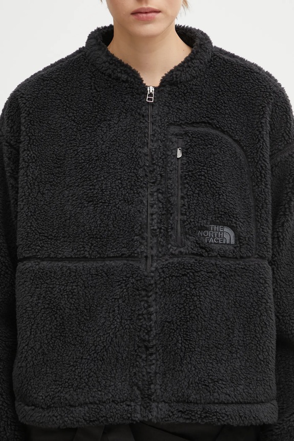 Поларен суичър The North Face SPORTY STREET черен NF0A88ZBJK31