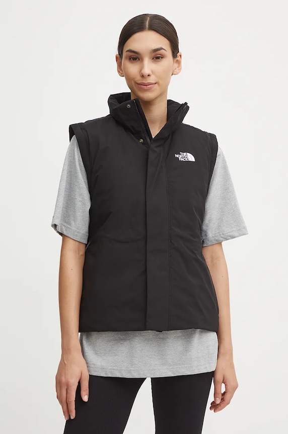 The North Face rövid kabát Padded 2 in 1 Conv Jacket NF0A89GXJK31 fekete AW24
