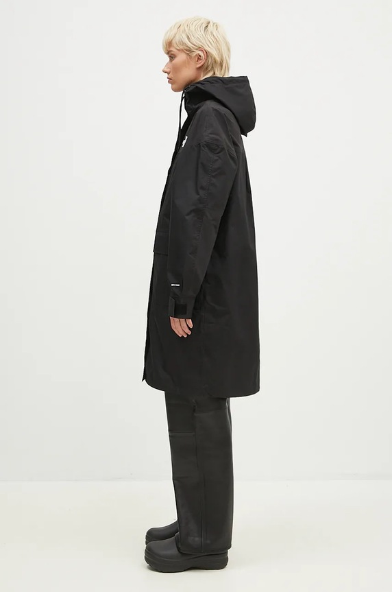 Непромокаемо яке The North Face Reign on Park NF0A8BCJJK31 черен AW25