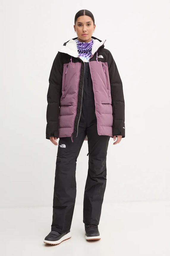 The North Face kurtka puchowa Pallie NF0A3M178O01 różowy AW24