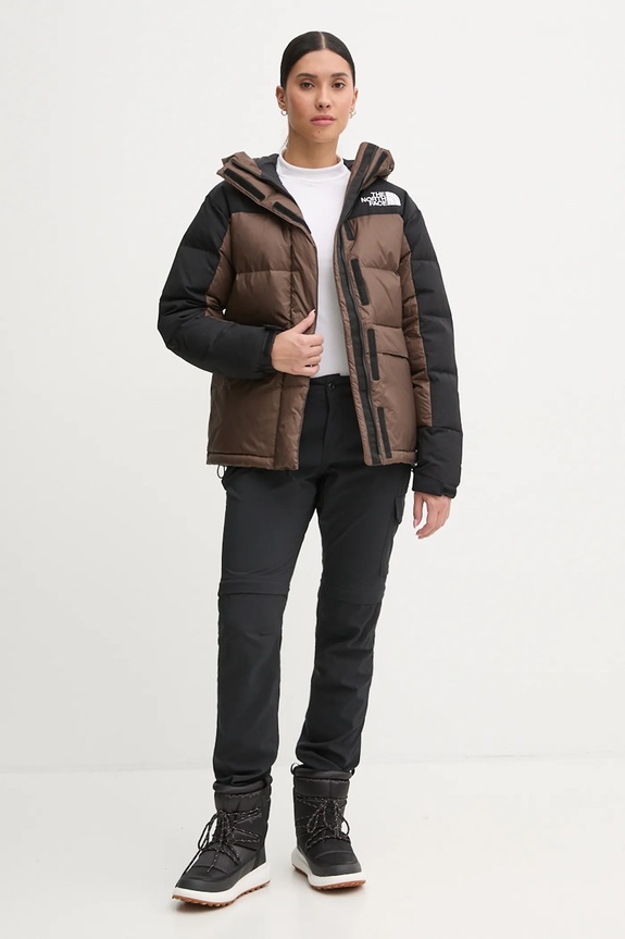 Páperová bunda The North Face HMLYN Down NF0A4R2W5EX1 hnedá AW24