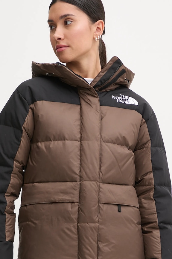 Páperová bunda The North Face HMLYN Down hnedá NF0A4R2W5EX1