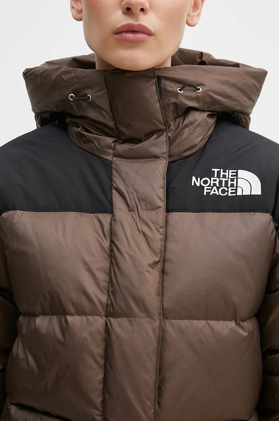 Péřová bunda The North Face HMLYN Down hnědá NF0A4R2W5EX1