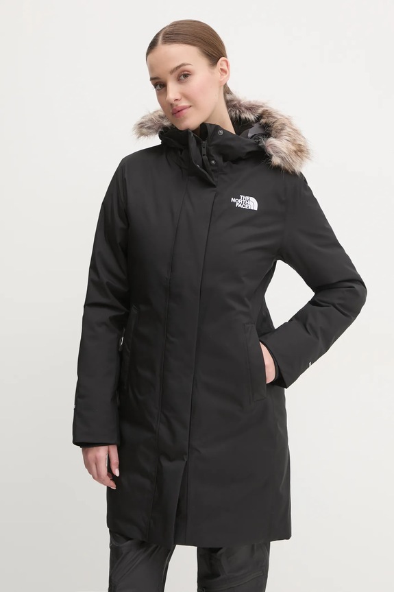 The North Face piumino Arctic foderato nero NF0A84J24H01