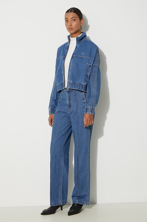 adidas Originals cotton denim jacket IW5762 blue AW24