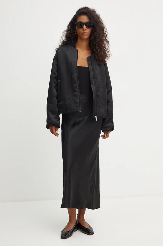 BOSS geacă 50524028 negru AW24