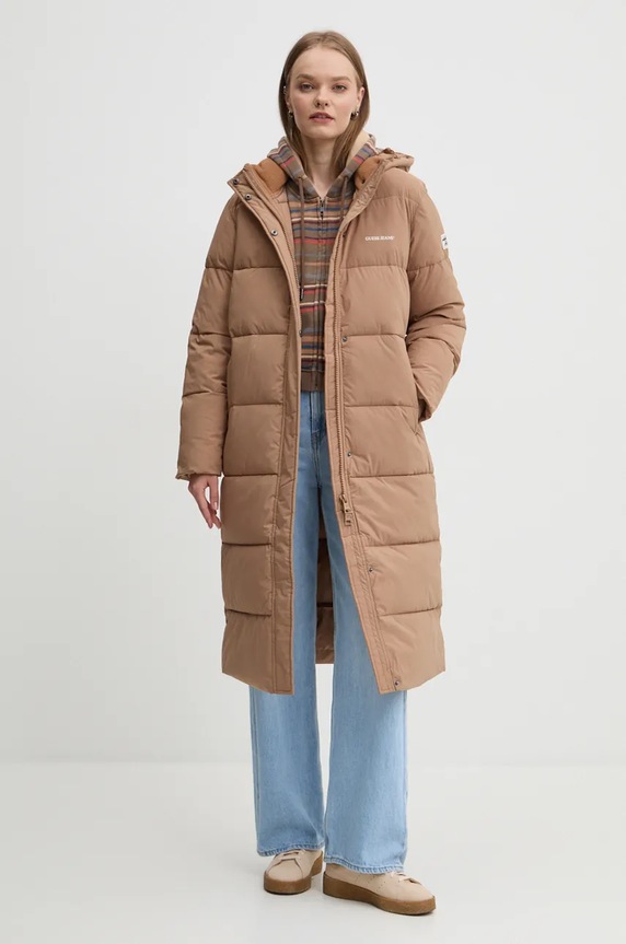 Яке Guess Jeans W4BL26.WGII2 кафяв AW25