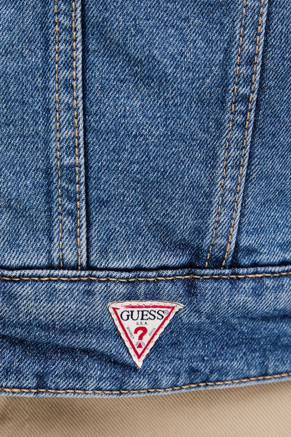 Rifľová bunda Guess Jeans W4BN64.D5CC3 modrá