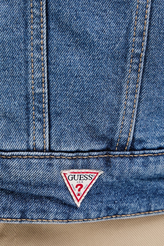 Rifľová bunda Guess Jeans W4BN64.D5CC3 modrá