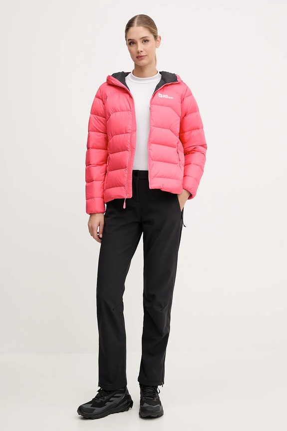 Sportska pernata jakna Jack Wolfskin Ather Down A60330 roza AW25