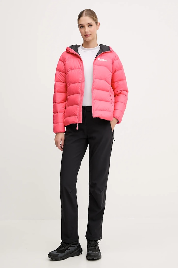 Sportska pernata jakna Jack Wolfskin Ather Down A60330 roza AW25