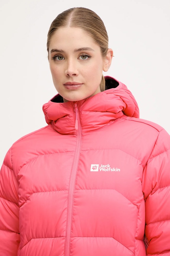 Sportska pernata jakna Jack Wolfskin Ather Down roza A60330
