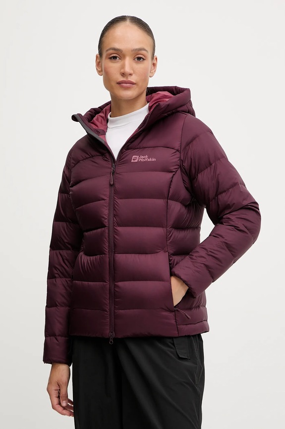 Πουπουλένιο αθλητικό μπουφάν Jack Wolfskin Nebelhorn άλλο μωβ A61829