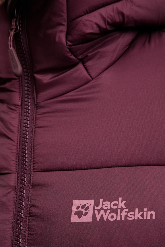 Πουπουλένιο αθλητικό μπουφάν Jack Wolfskin Nebelhorn A61829 μωβ