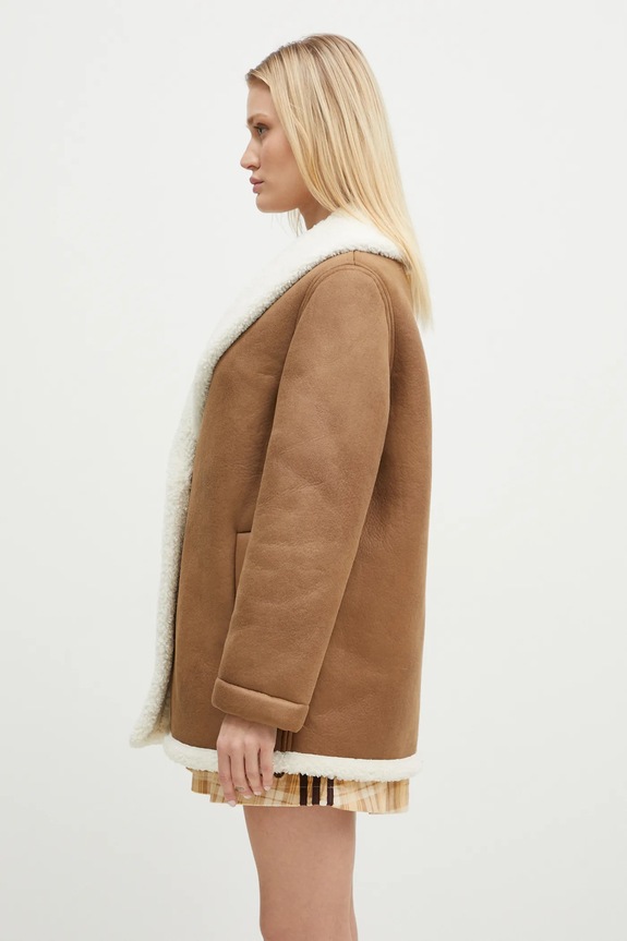 Куртка A.P.C. Manteau Vanessa PSAJO.F01539.AAD коричневый AW24