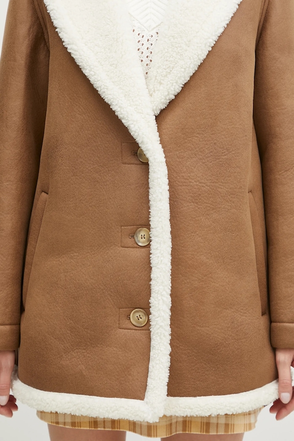Куртка A.P.C. Manteau Vanessa коричневый PSAJO.F01539.AAD