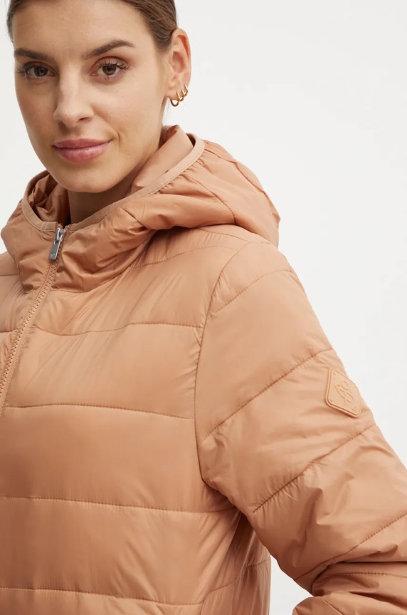 Roxy kurtka Wind Bliss Hooded brązowy ERJJK03618