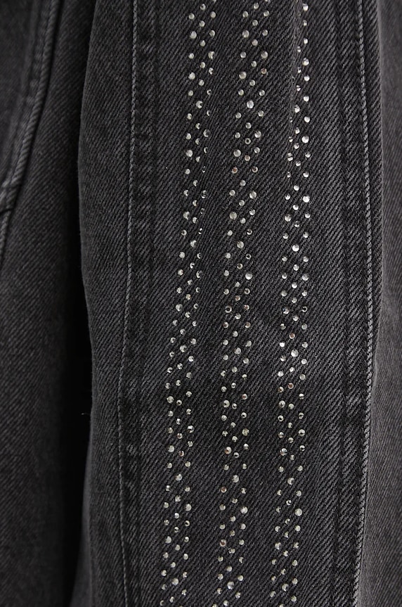 adidas Originals giacca di jeans Atlanta Denim Jacket IW3103 nero