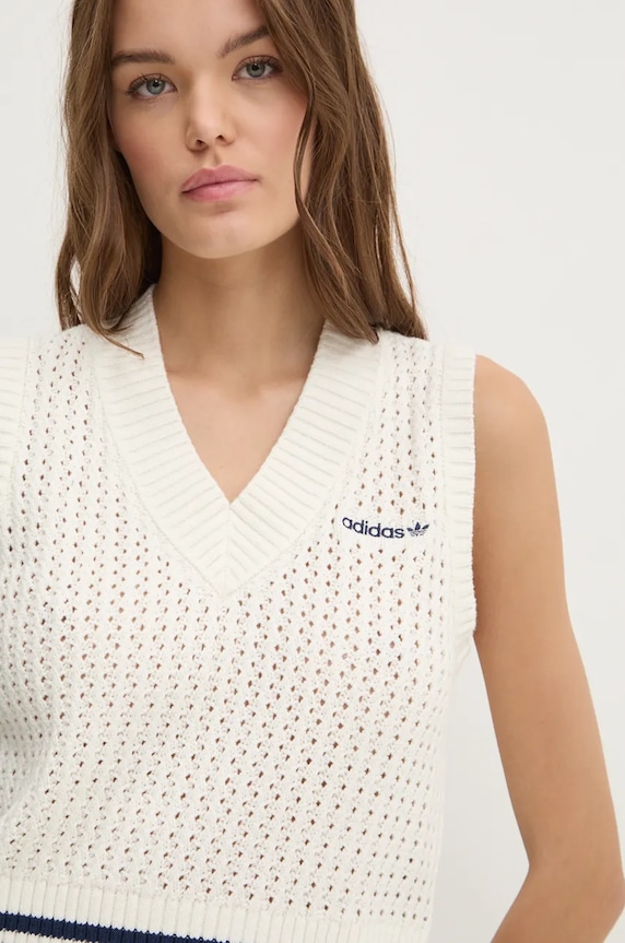 adidas Originals vestă Knit Vest bej IX1037
