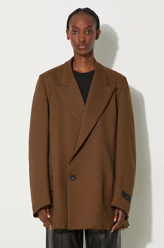 Kaput MM6 Maison Margiela za prijelazno razdoblje zelena S62BN0106.M35222