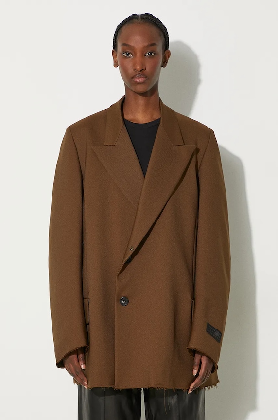 Kaput MM6 Maison Margiela za prijelazno razdoblje zelena S62BN0106.M35222