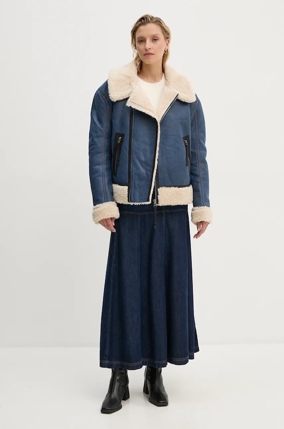 MUNTHE geaca TISHIA 243150324341 albastru AW24